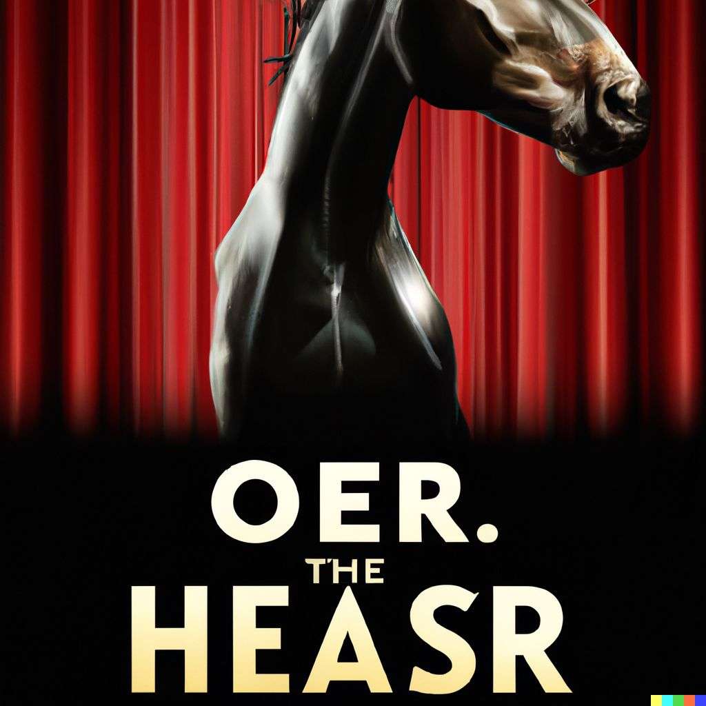 a horse, promotional poster for an Oscar-winning movie
